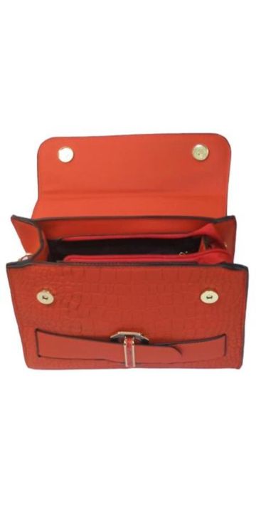 Cartera O Bolso roja Grande De Mujer -3