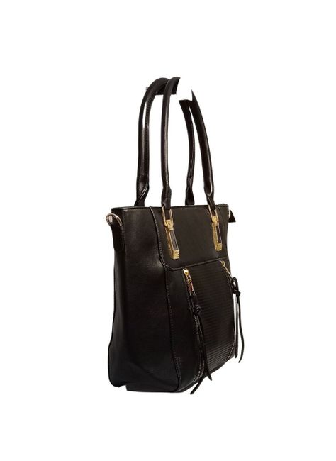 Cartera negra grande dos asas-2