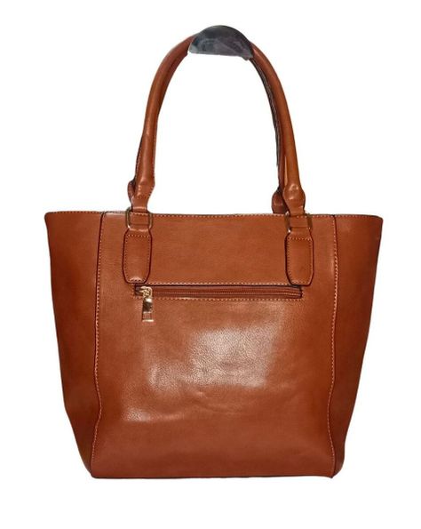 Cartera marrón grande dos asas-1