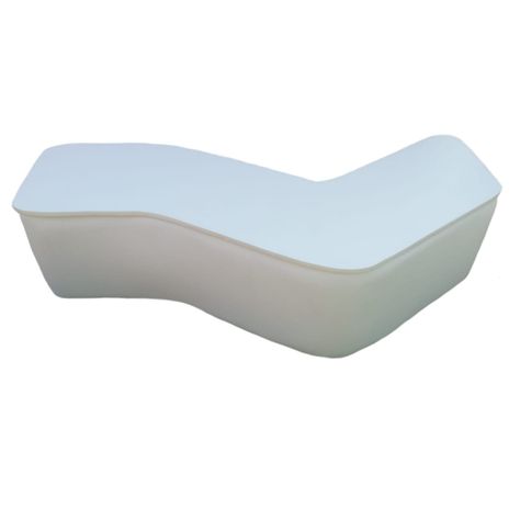 JUEGO MODULAR OXFORD DESIGN (2 SOFAS + 1 MESA) BLANCO-2