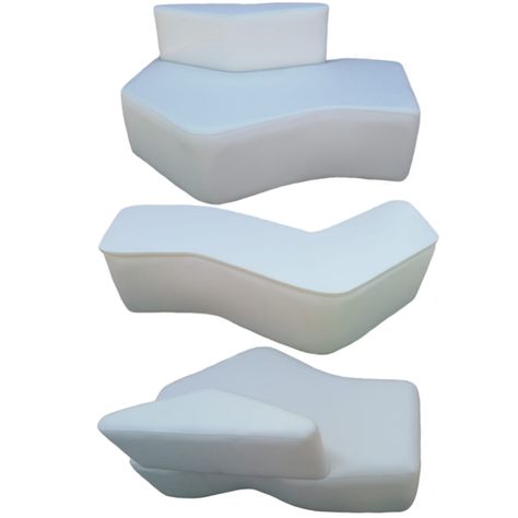 JUEGO MODULAR OXFORD DESIGN (2 SOFAS + 1 MESA) BLANCO-0