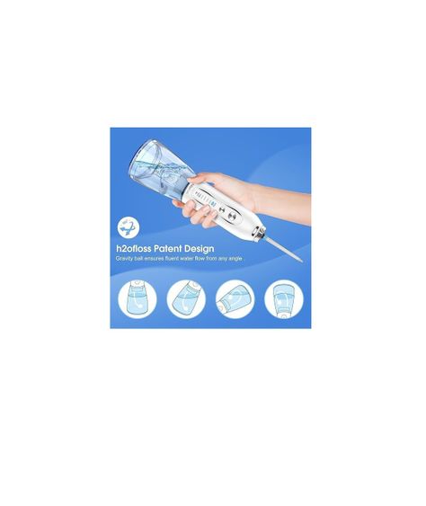 Limpiador De Dientes BLANCO Portatil Usb Recargable, Water Flosser-3