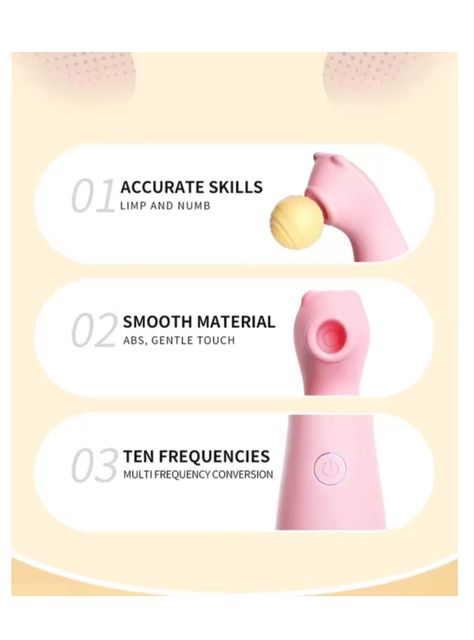 Vibrador Succionador De Clítoris 10 Frecuencias Recargable-4