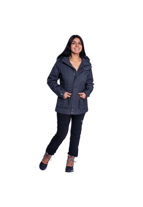 Chaqueta Mujer Andorra Therm Gris Aparso-3