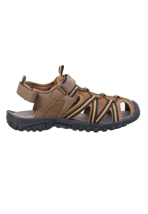 Sandalia Hombre Preto H3 Camel Aparso-0
