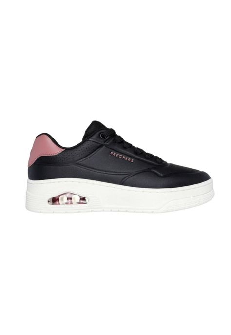 Zapatilla Mujer Uno Court Negro Skechers-0