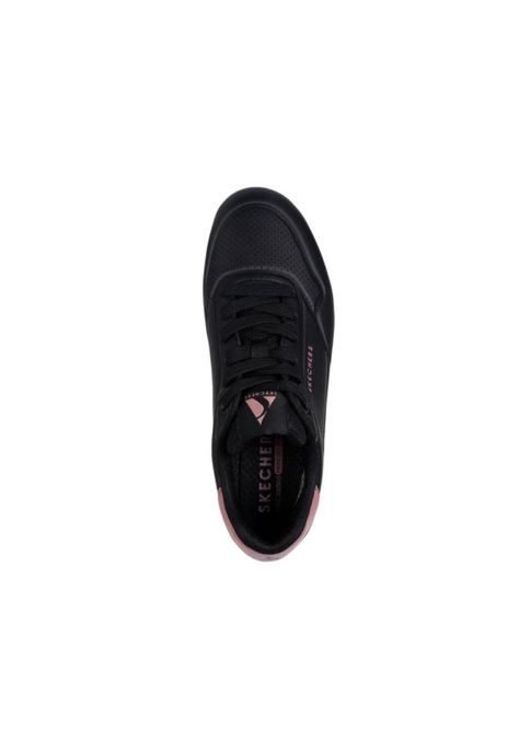 Zapatilla Mujer Uno Court Negro Skechers-2