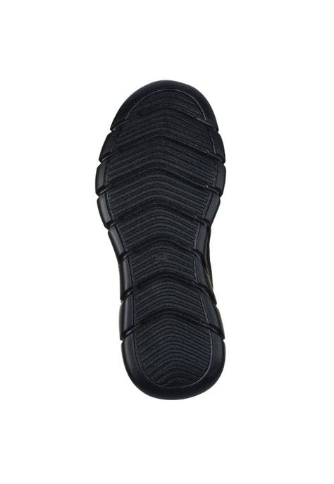 Zapatilla Hombre Bobs Flex Negro Skechers-3