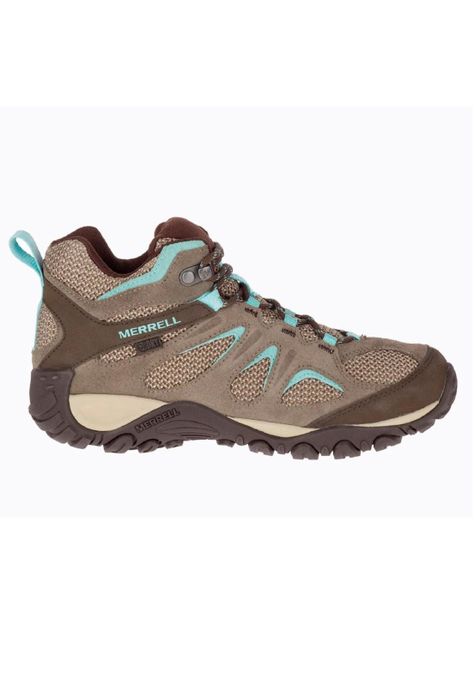 Botín Waterproof Mujer Yokota 2 Mid Café Merrell-0