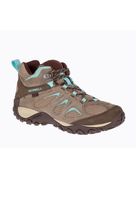 Botín Waterproof Mujer Yokota 2 Mid Café Merrell-1