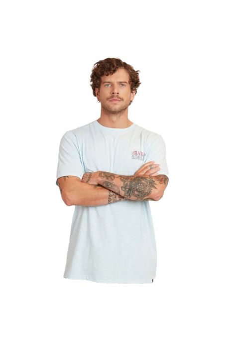 Polera Hombre Surf Co Celeste Maui-0