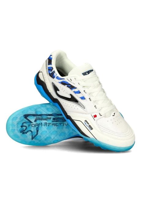 Zapatilla Fútbol Turf Hombre Reactive Blanco Joma-1