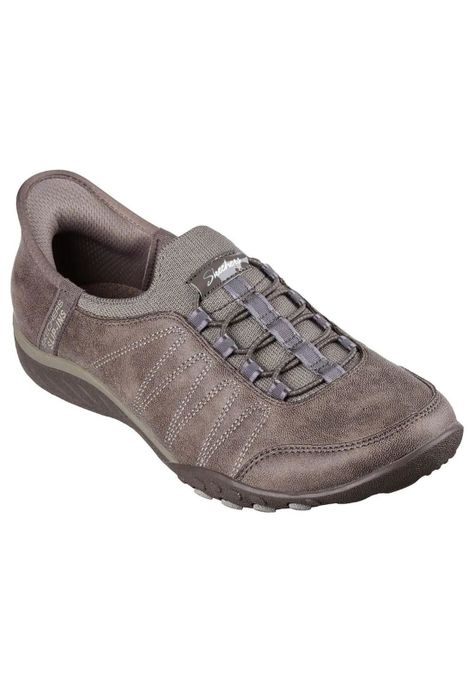 Zapatilla Mujer Breathe Easy Café Skechers-1