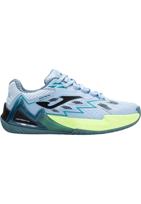 Zapatilla Pádel Hombre Open Celeste Flúor Joma-0