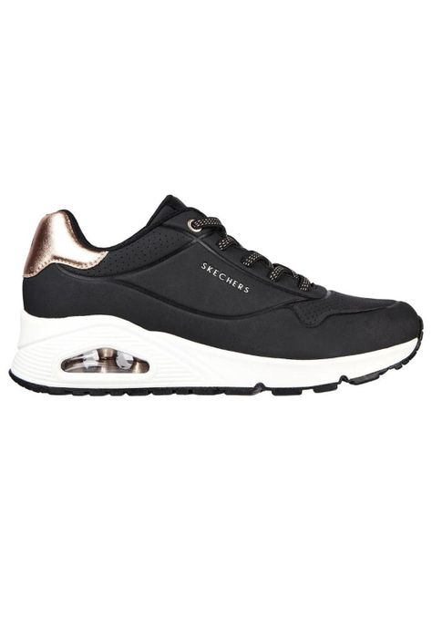 Zapatilla Mujer Uno Negro Skechers-0