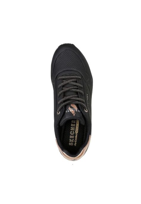 Zapatilla Mujer Uno Negro Skechers-2