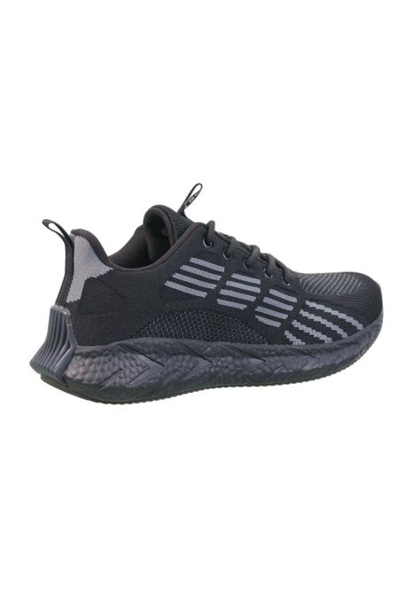 Zapatilla Respirable Hombre Macfly II Negra Aparso-2