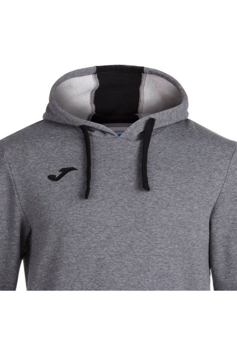 Polerón Hoodie Hombre Confort II Gris Joma-2