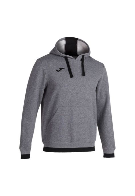 Polerón Hoodie Hombre Confort II Gris Joma-3