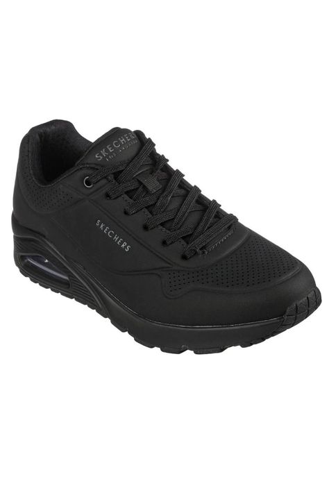 Zapatilla Hombre Uno Stand On Air Negro Skechers-1
