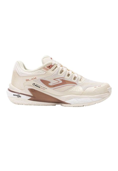 Zapatilla Pádel Mujer Slam Lady 24 Beige Joma-0