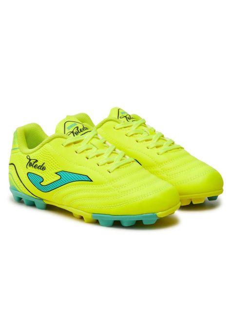Zapatilla Fútbol HG Kids Toledo Amarillo Fluor Joma-1