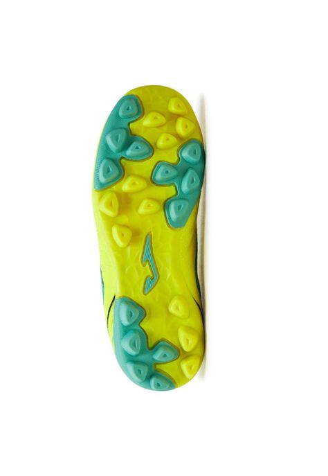 Zapatilla Fútbol HG Kids Toledo Amarillo Fluor Joma-3