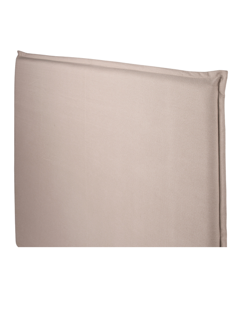RESPALDO DE CAMA - 2 PLAZAS - CON FUNDA LAVABLE - MODELO PESTAÑA - LINO BAHIA BEIGE-1
