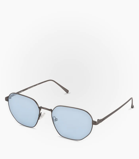 Lente de Sol Wave Metal Gun, Celeste-1