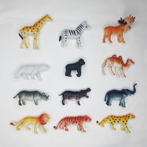 Figuras Set 12 Animales Selva Exclusivos Ii S-1