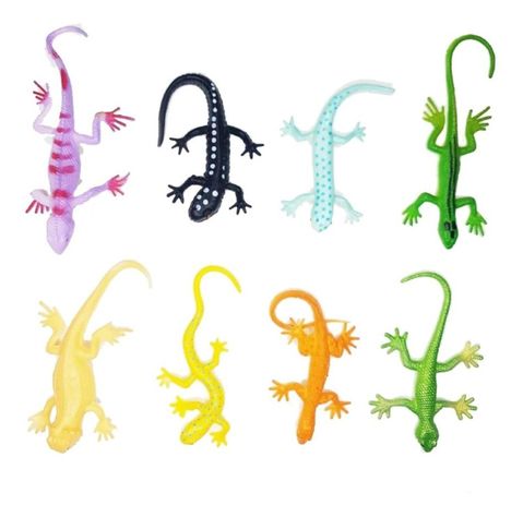 Juguetes Animales Reptiles 8 Figuras S-0