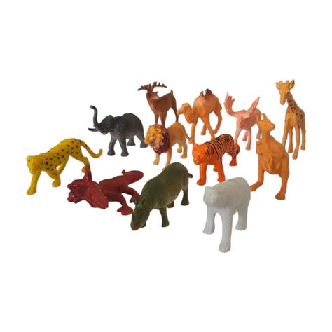 Juguetes Animales Selva 12 Figuras II S-1
