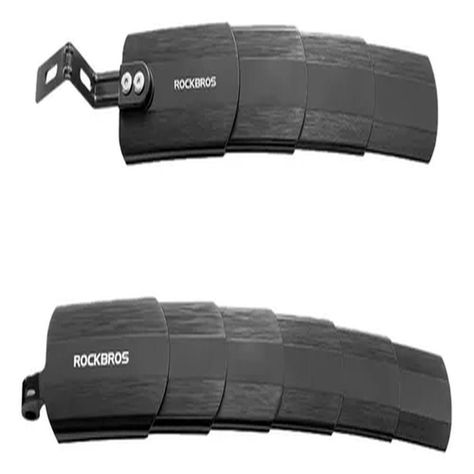 Set Tapabarros Bicicleta Delantero Trasero Rockbros Plegable-2
