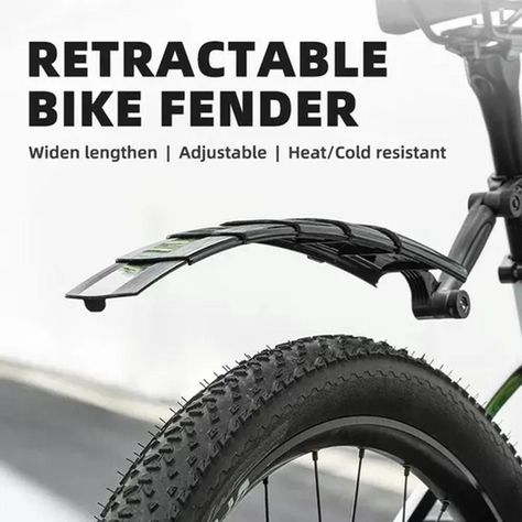 Set Tapabarros Bicicleta Delantero Trasero Rockbros Plegable-8