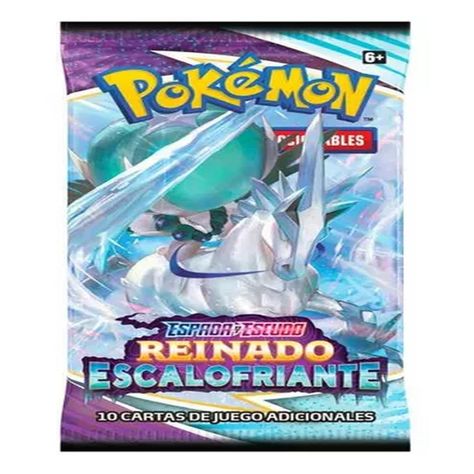 100 Cartas Pokemon (10 Sobres Al Azar) Reinado Escalofriante-4