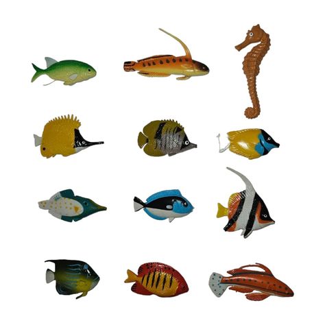 Juguetes Animales Mar 12 Figuras S-0