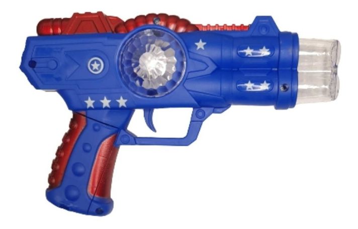 Pistola de Juguete Capitan America con Luz y Sonido-1