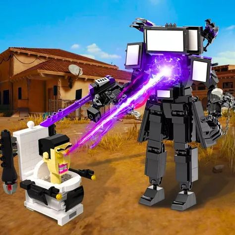 Titan Tv Man Mejorado Bloques Skibidi Toilet Multiverse-3