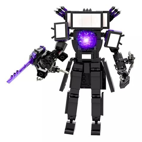 Titan Tv Man Mejorado Bloques Skibidi Toilet Multiverse-4