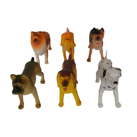 Juguetes Animales Perros 6 Figuras M-2
