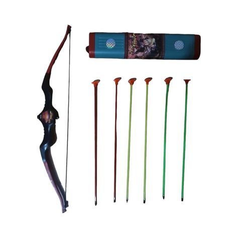 Juguete Arco Flecha 66cm Grande Calidad-0