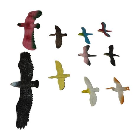 Juguetes Animales Aves 9 figuras S&M-1