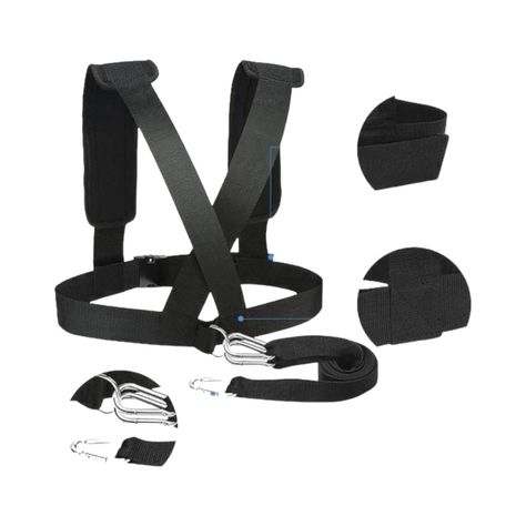 Arnes De Trineo Ejercicio Fitness De Entrenamiento Ajustable-1