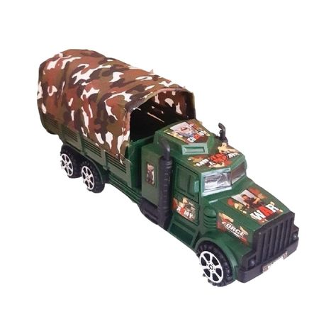 Camion Militar Juguete Realista-0