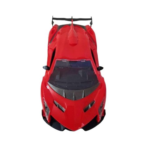 Autos De Juguete Lambo Rojo Luz Y Sonido-3
