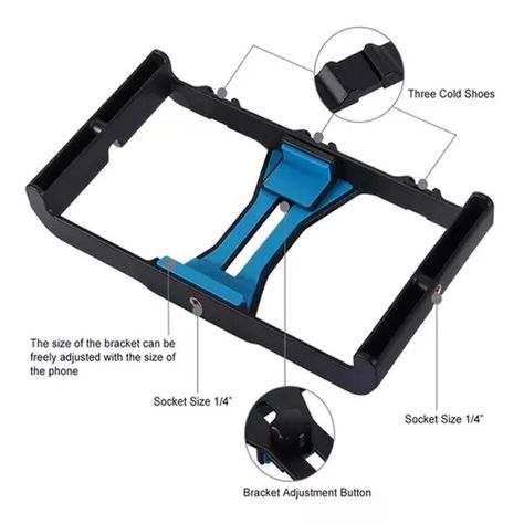 Estabilizador Flash Microfono Tripode Foto Video Smartphone-1