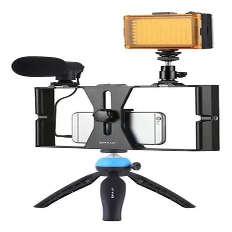 Estabilizador Flash Microfono Tripode Foto Video Smartphone-3