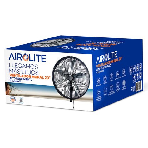 VENTILADOR MURAL PIOLA 20" ALTO RENDIMIENTO-2
