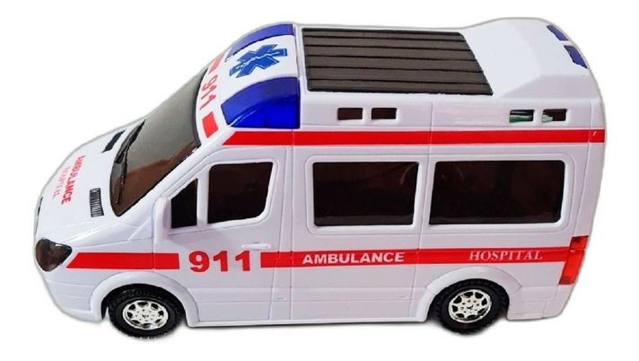 Ambulancia De Juguete Luz Y Sonido M-2