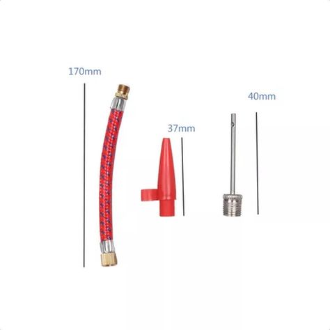Kit De 5 Piezas Agujas Inflador Balones Llantas Bici Pelotas-4